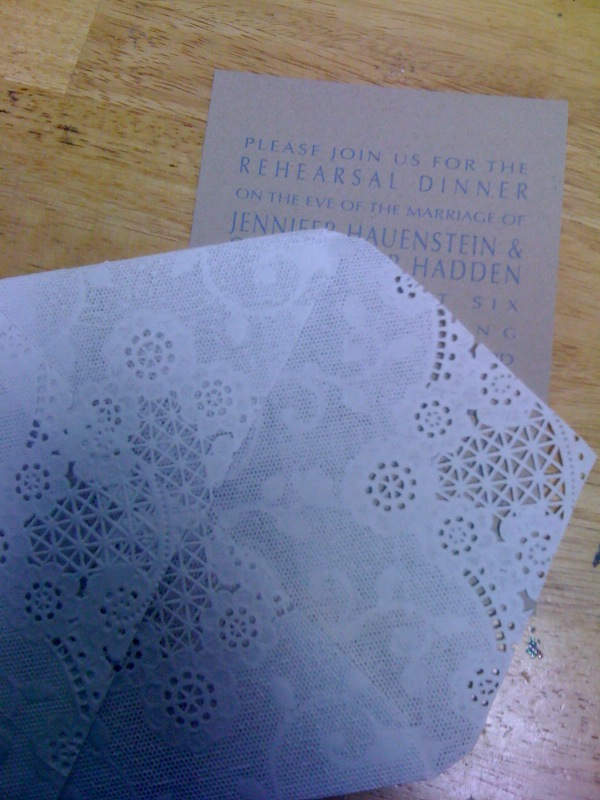 Lace Dollie Envelope Just created a really cool new envelope
